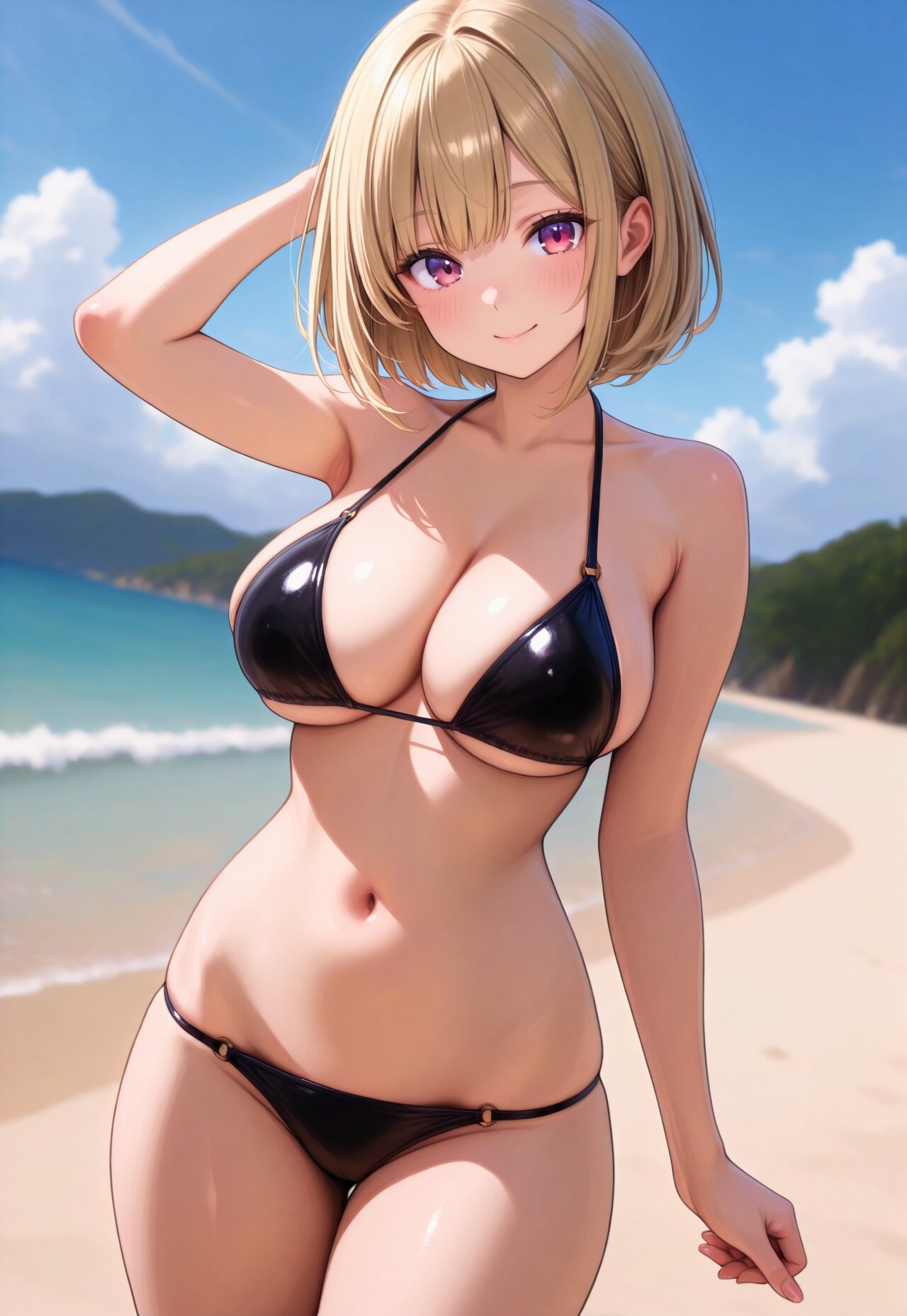 412（黒ビキニ）