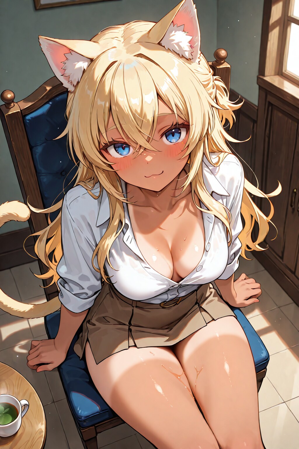 おはようの金髪ちゃん