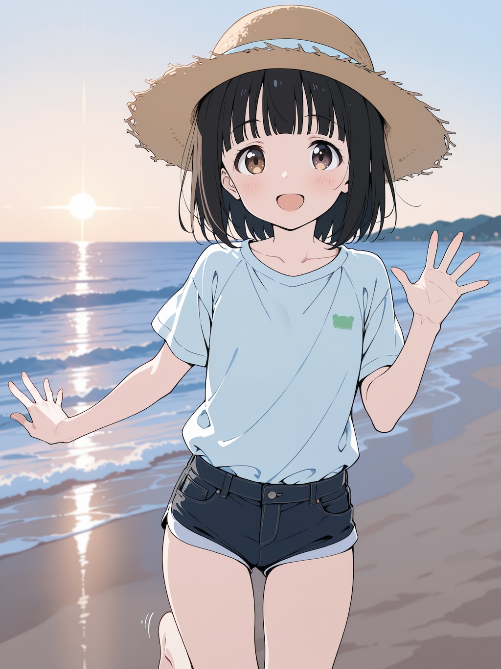 小春ちゃんと浜辺デート