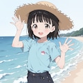小春ちゃんと浜辺デート 3枚目