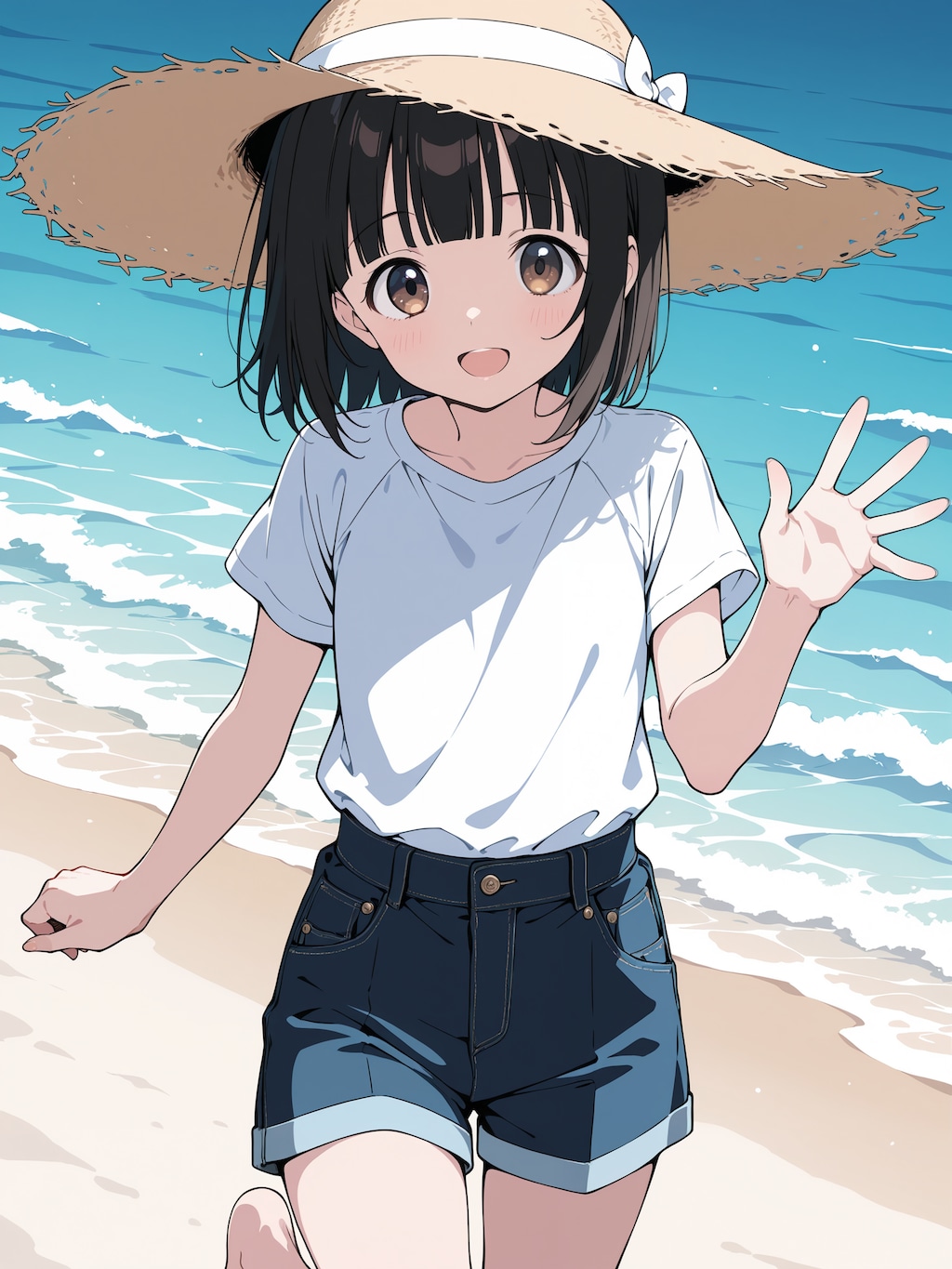 小春ちゃんと浜辺デート