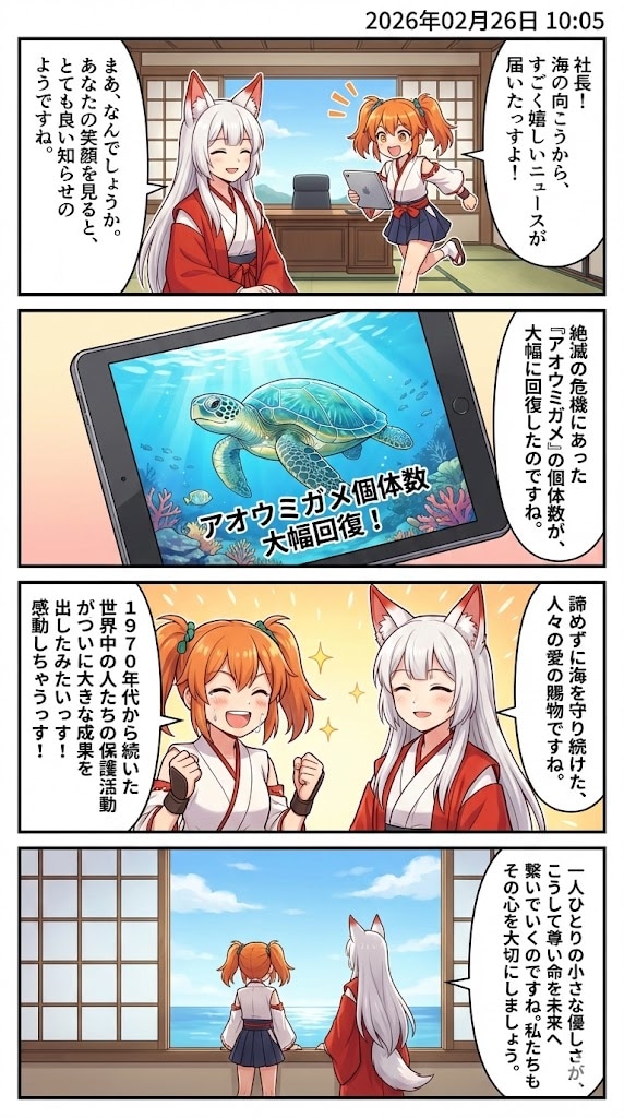 絶滅の危機から復活！ 毎日漫画10時 | の人気AIイラスト・グラビア