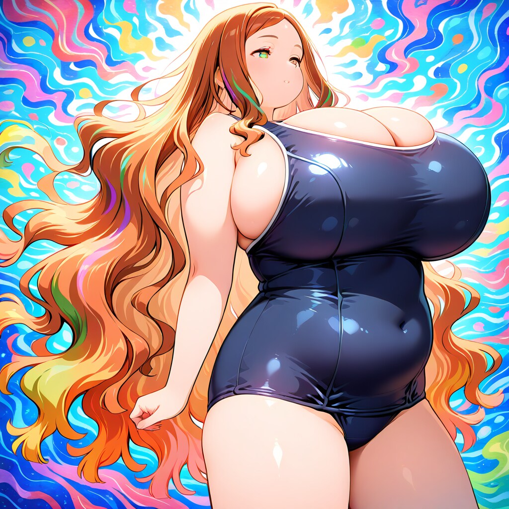 キツいスクール水着