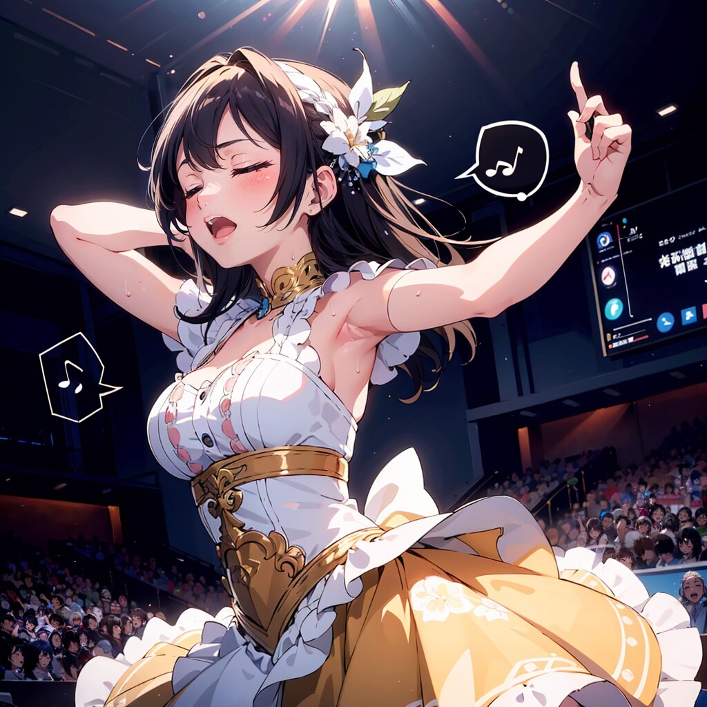 歌って踊る