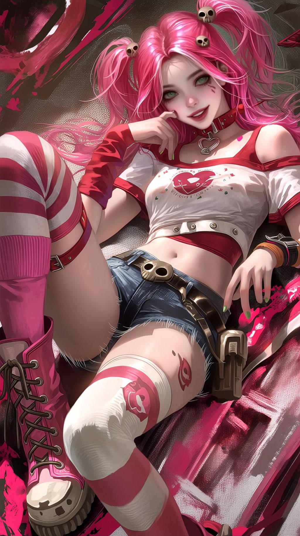 ピンクヘアーの悪戯姫の休憩時間