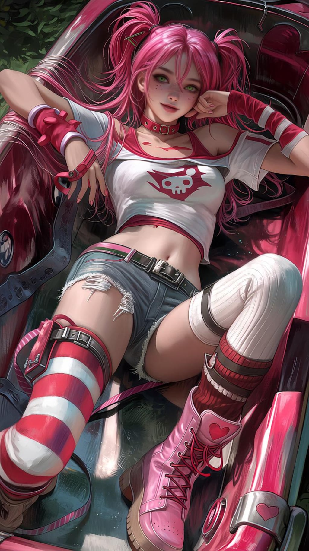 ピンクヘアーの悪戯姫の休憩時間