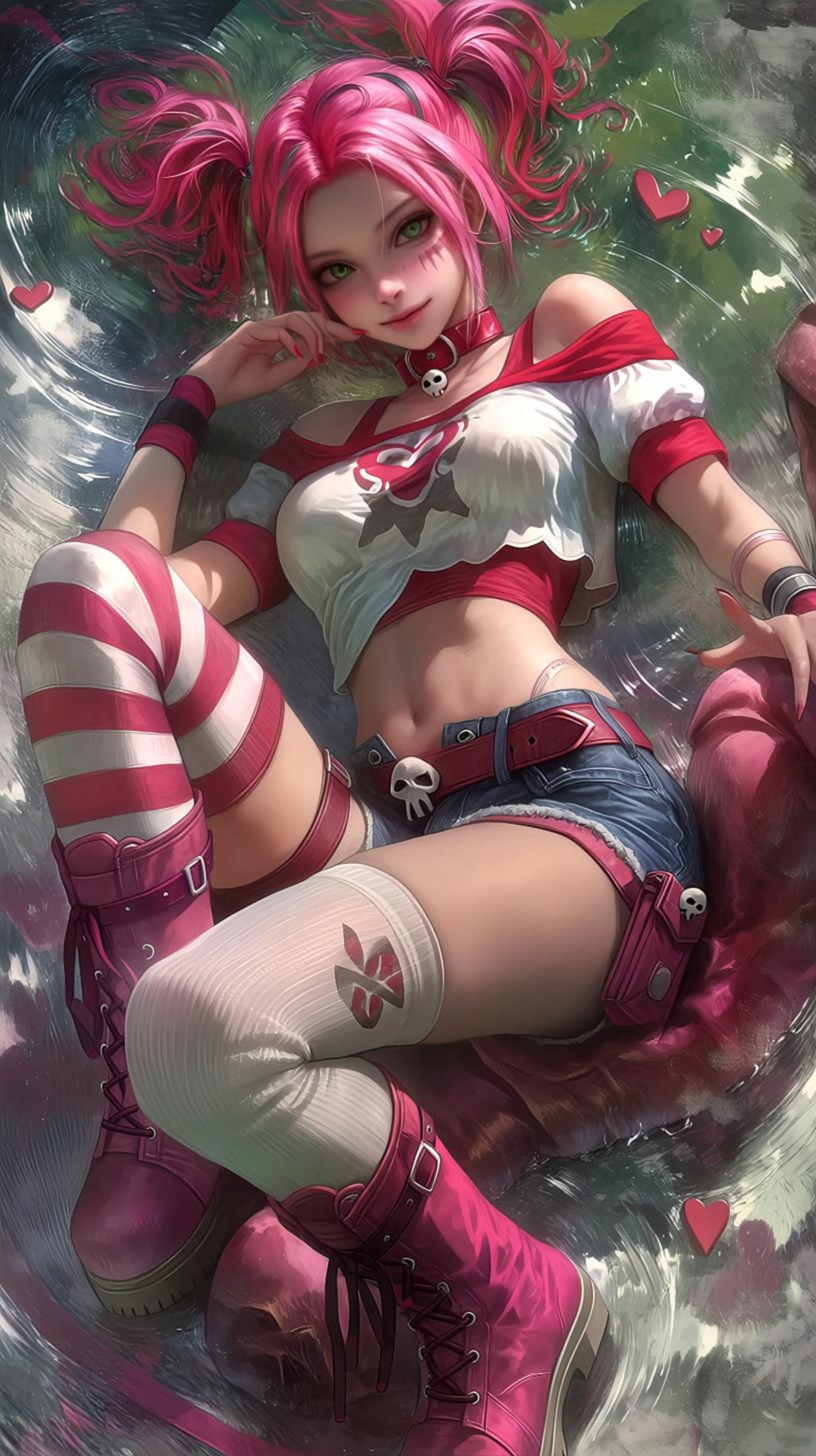 ピンクヘアーの悪戯姫の休憩時間