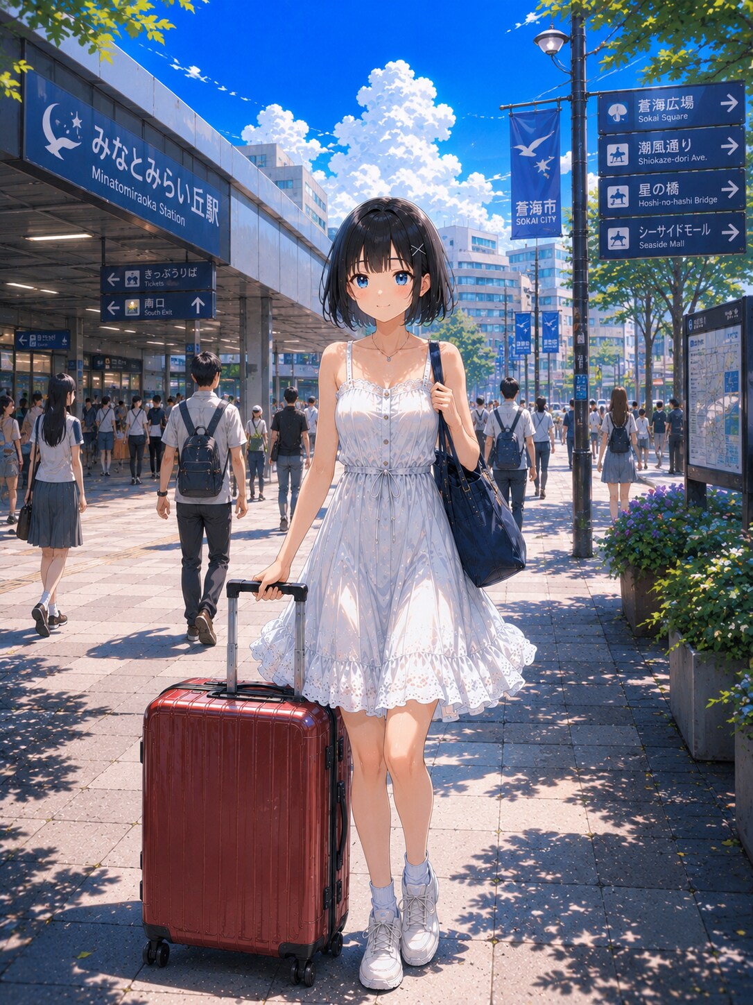 地元に | の人気AIイラスト・グラビア