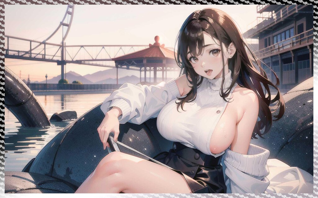 エロセーター・手こき　erotic sweater handjob