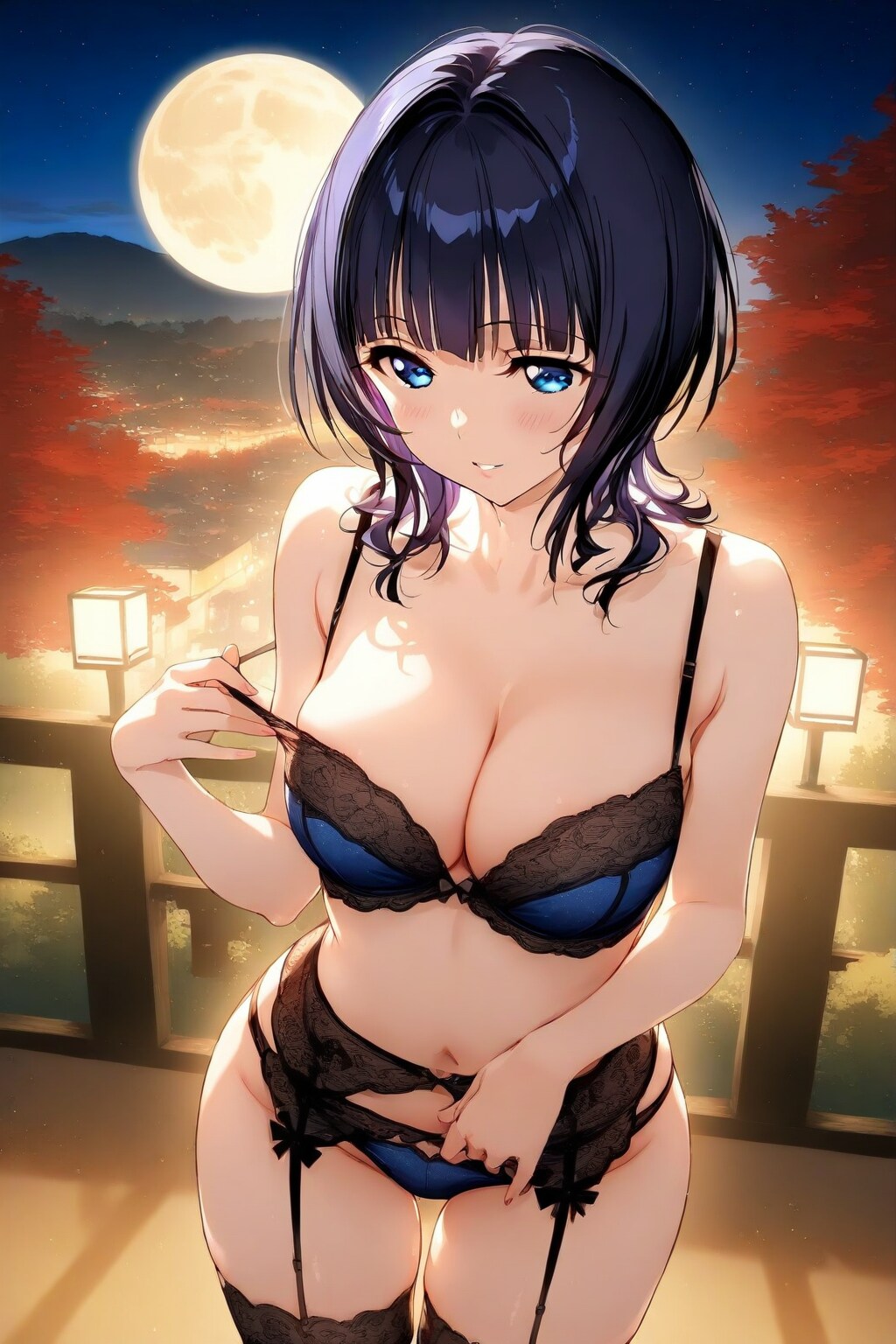 下着姿の果林さん