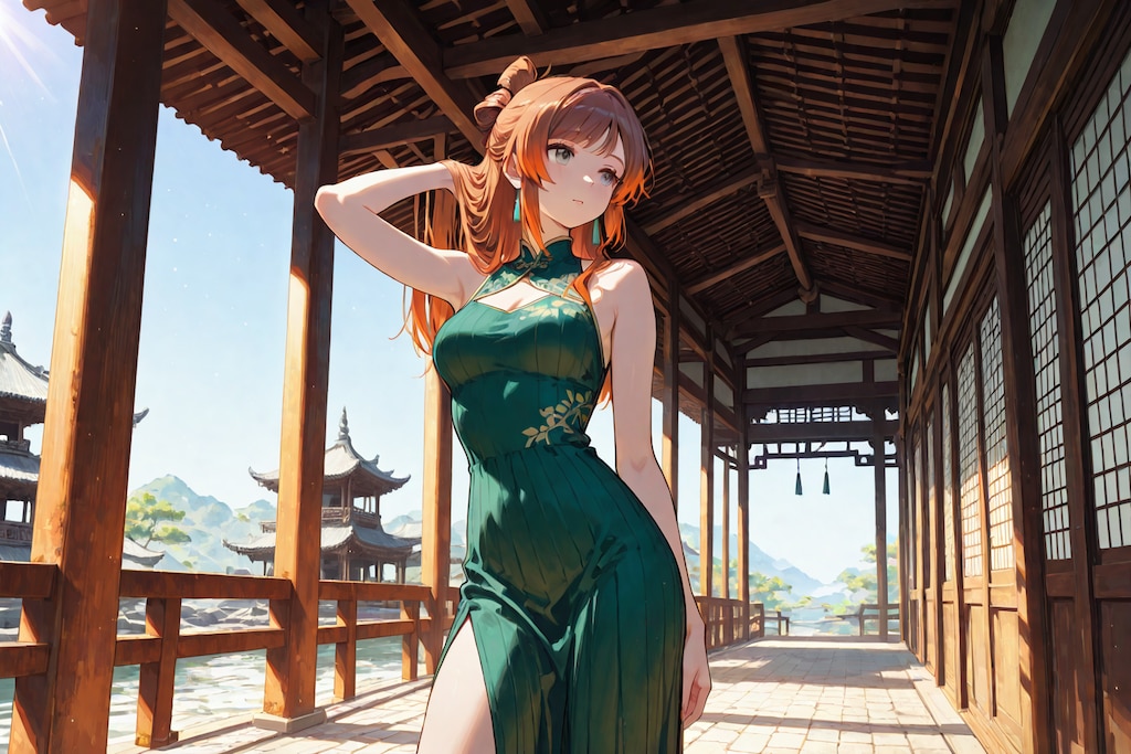 中華風剣士さん(kaftan dress)