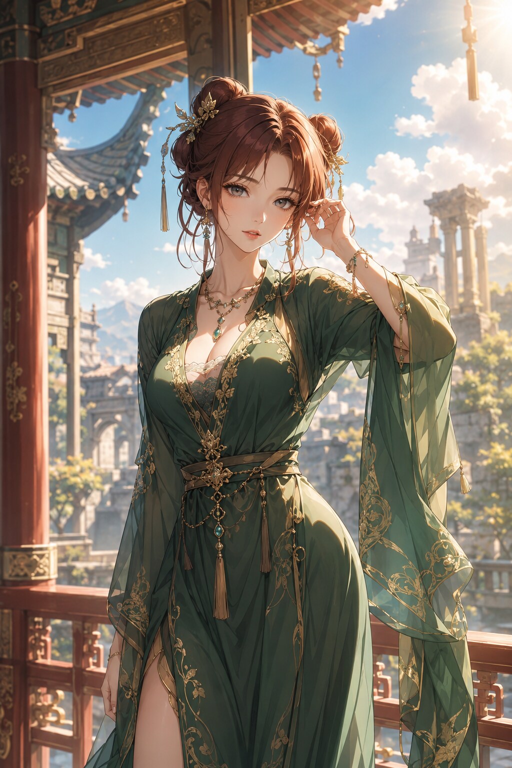 中華風剣士さん(kaftan dress)