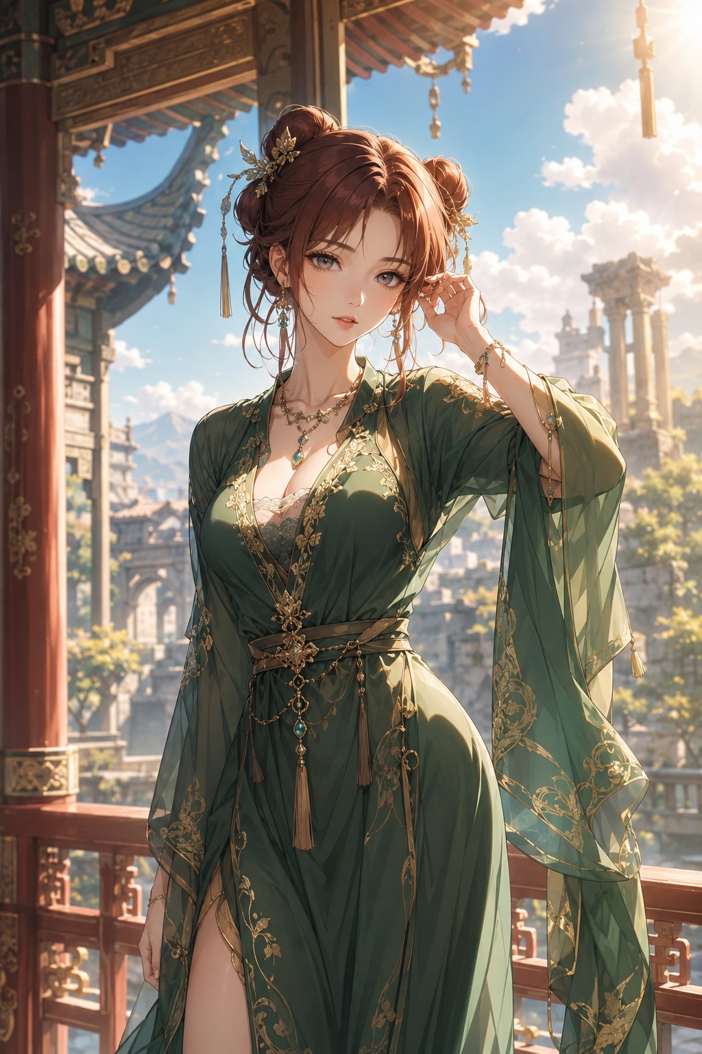 中華風剣士さん(kaftan dress)