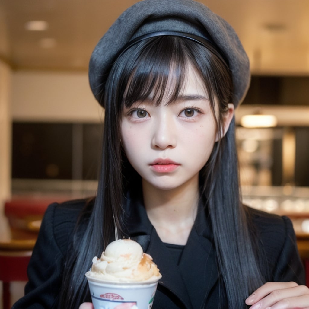 アイスを食べたいおぱ将校