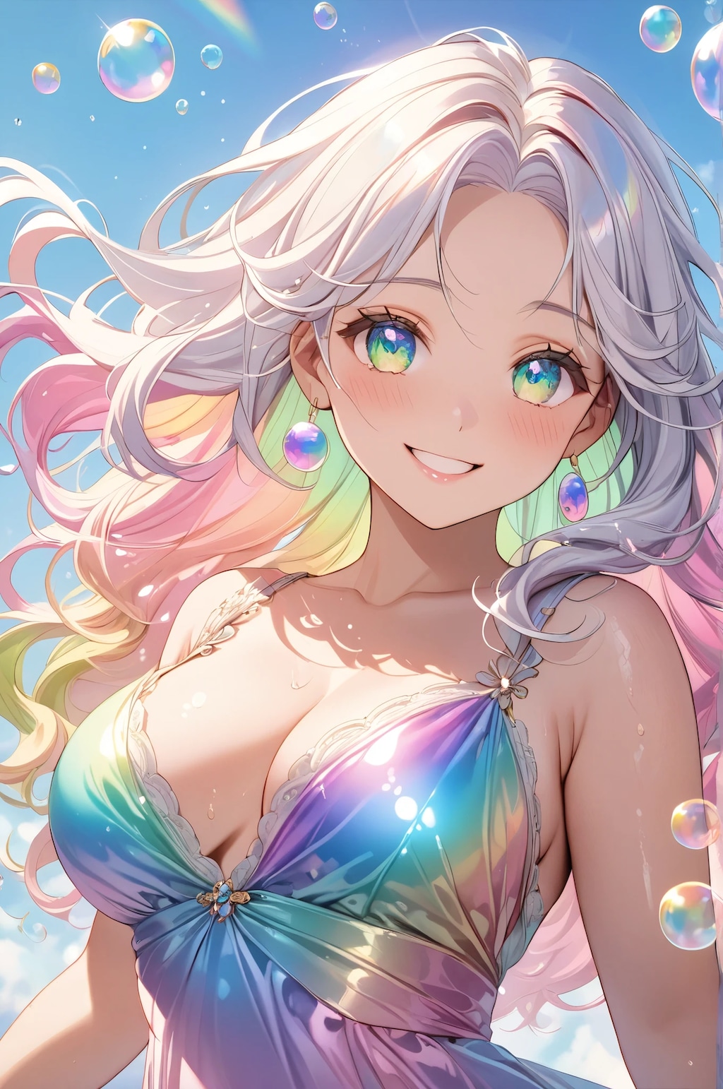 虹のドレス