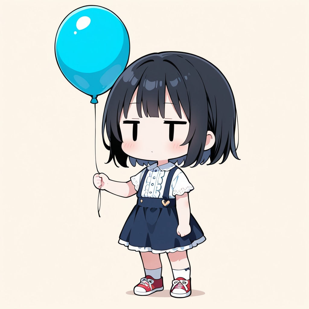 風船をもらった