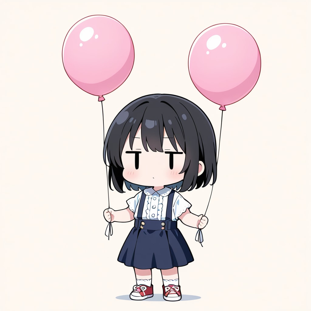 風船をもらった