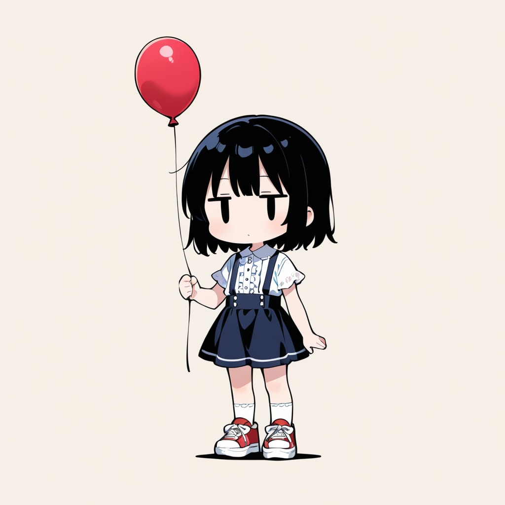 風船をもらった