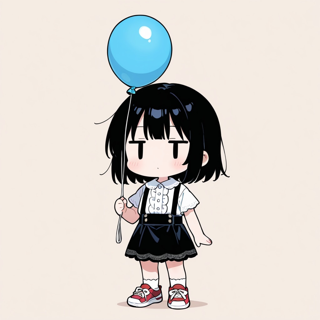風船をもらった