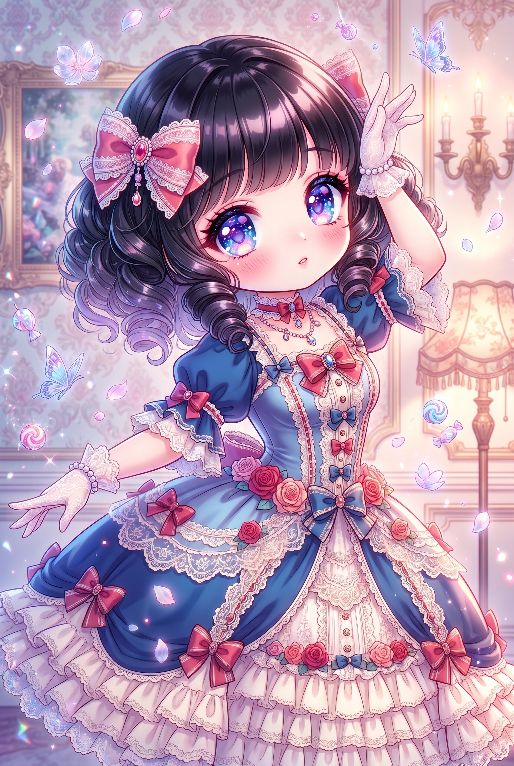 燭影綺装の舞姫 | の人気AIイラスト・グラビア