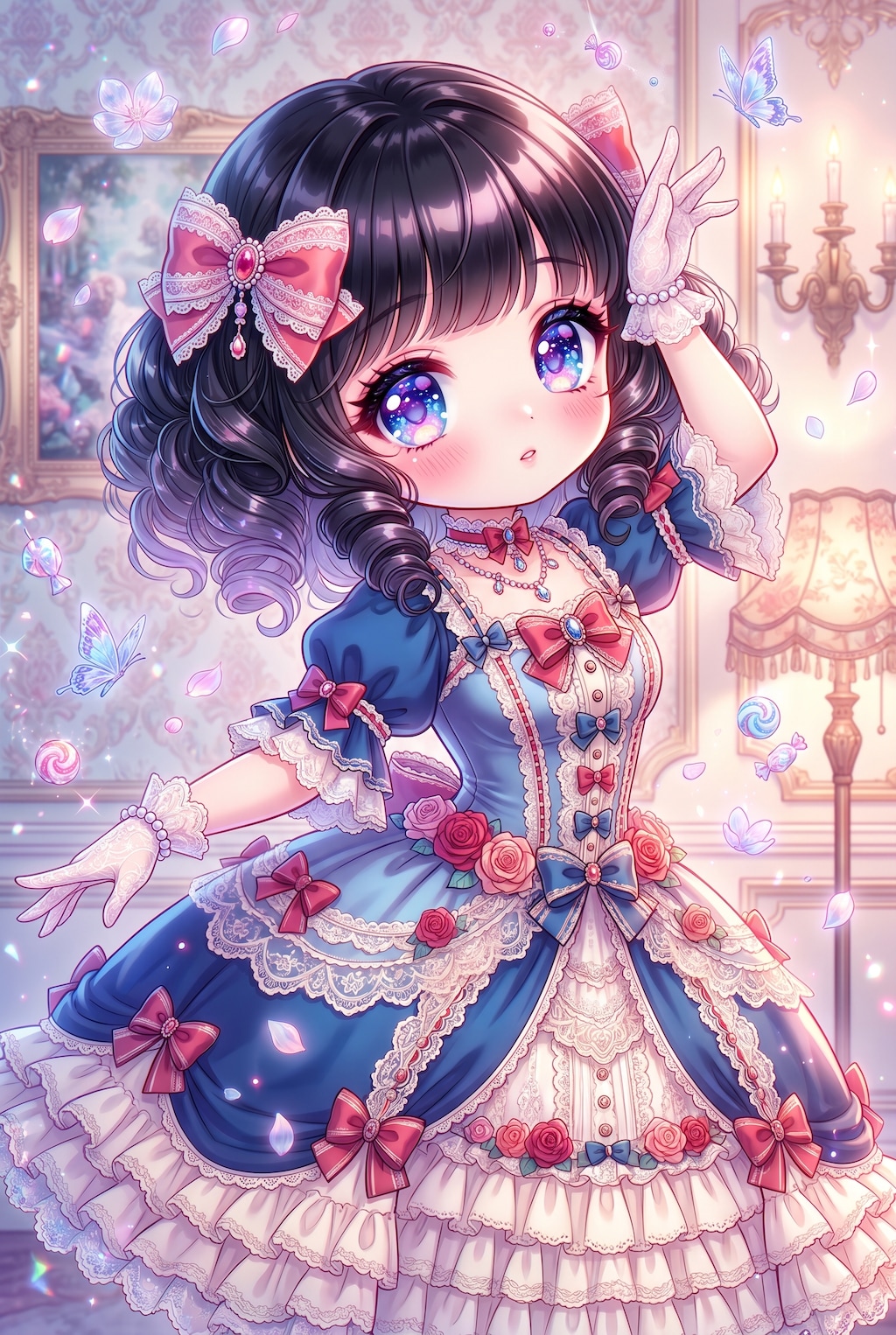 燭影綺装の舞姫