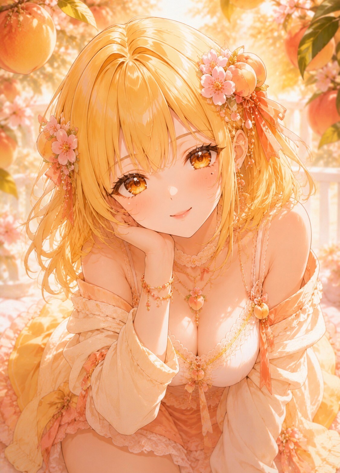 アイドル桃姉妹の妹、黄桃ちゃん🟡✨