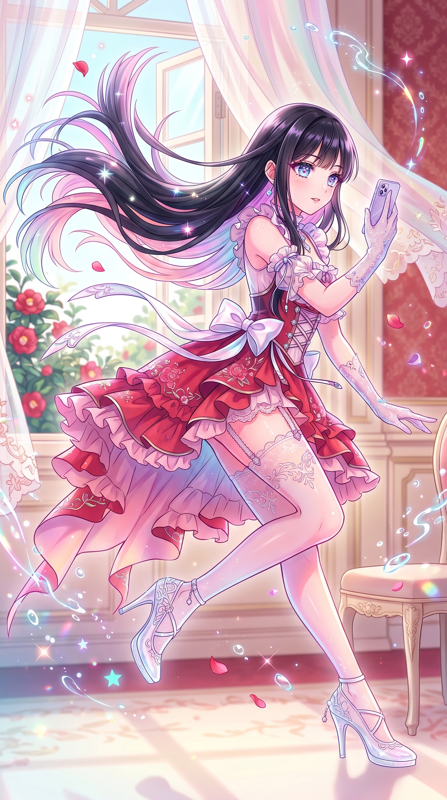 紅花織夢の庭
