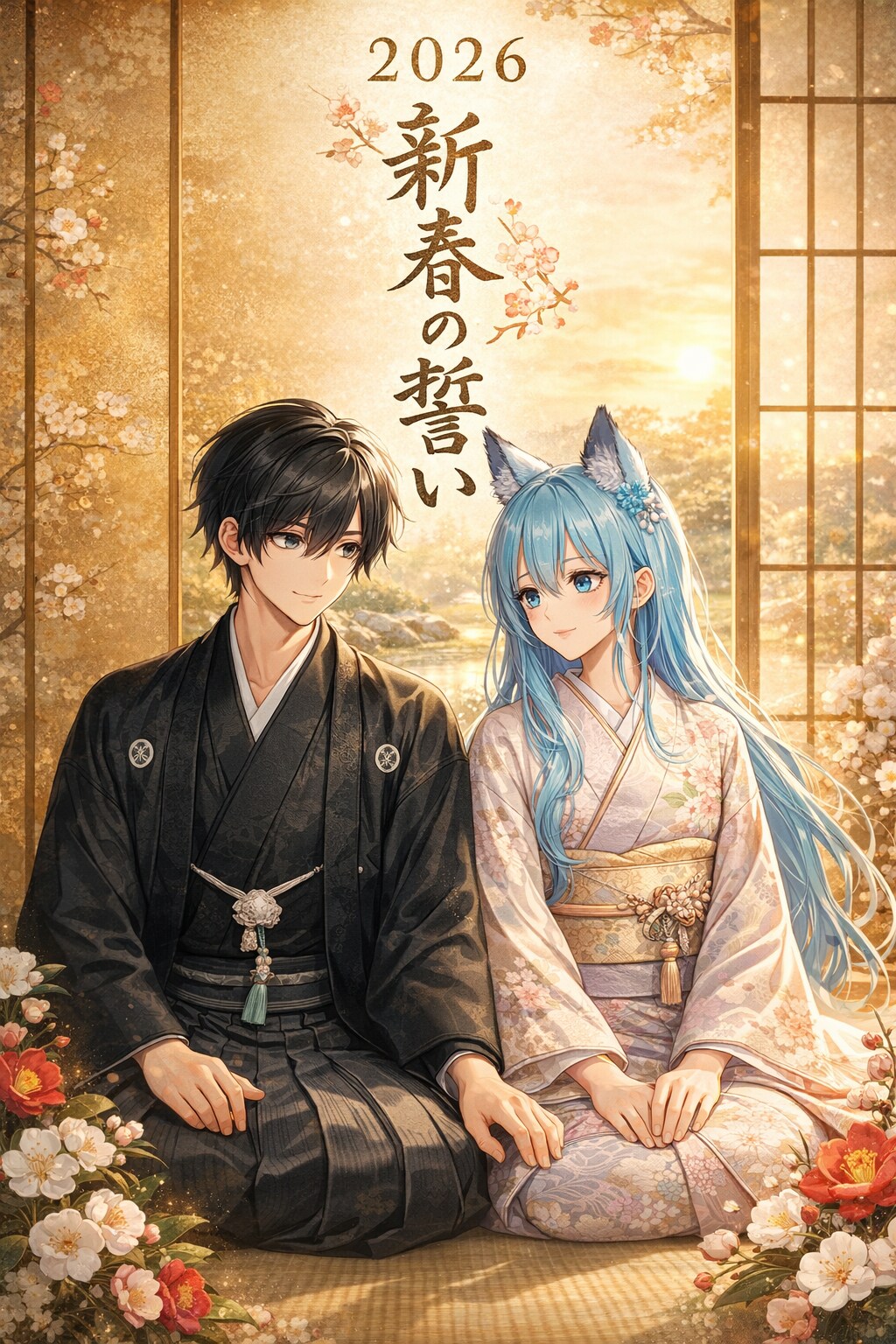 アイク×姫猫　新春の誓い