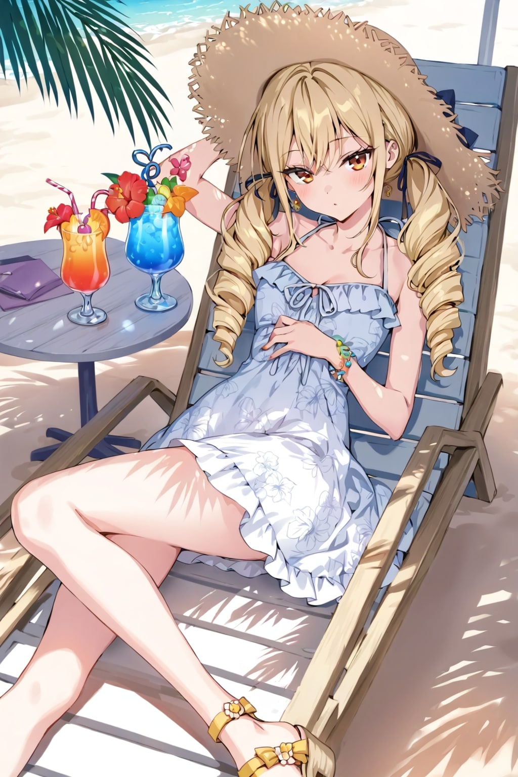 プライベートビーチですのよ