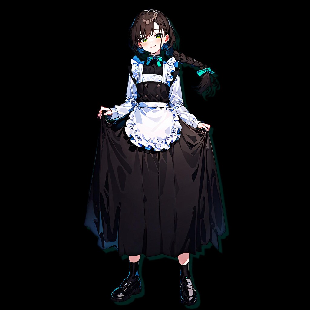 立ち絵風キャラクターその3「キャロン」【画像加工アリ】