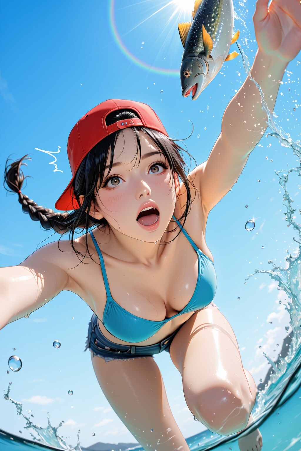 Beautiful Basket Girl（バスケ女子【マネージャー／魚取り篇】）