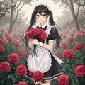 薔薇園のメイド 4枚目