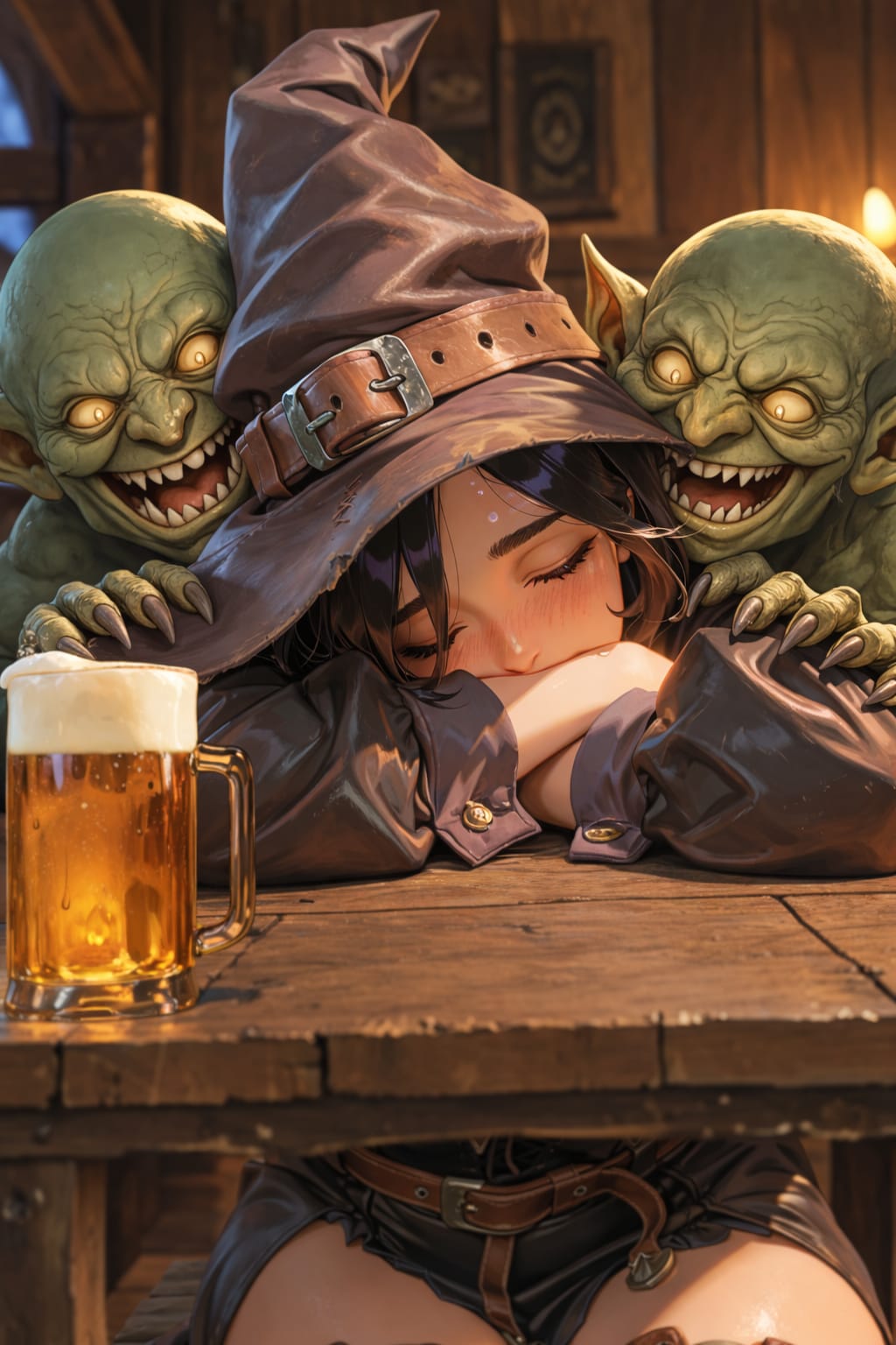 酔い潰れ魔法使いと、優しいゴブリンたち