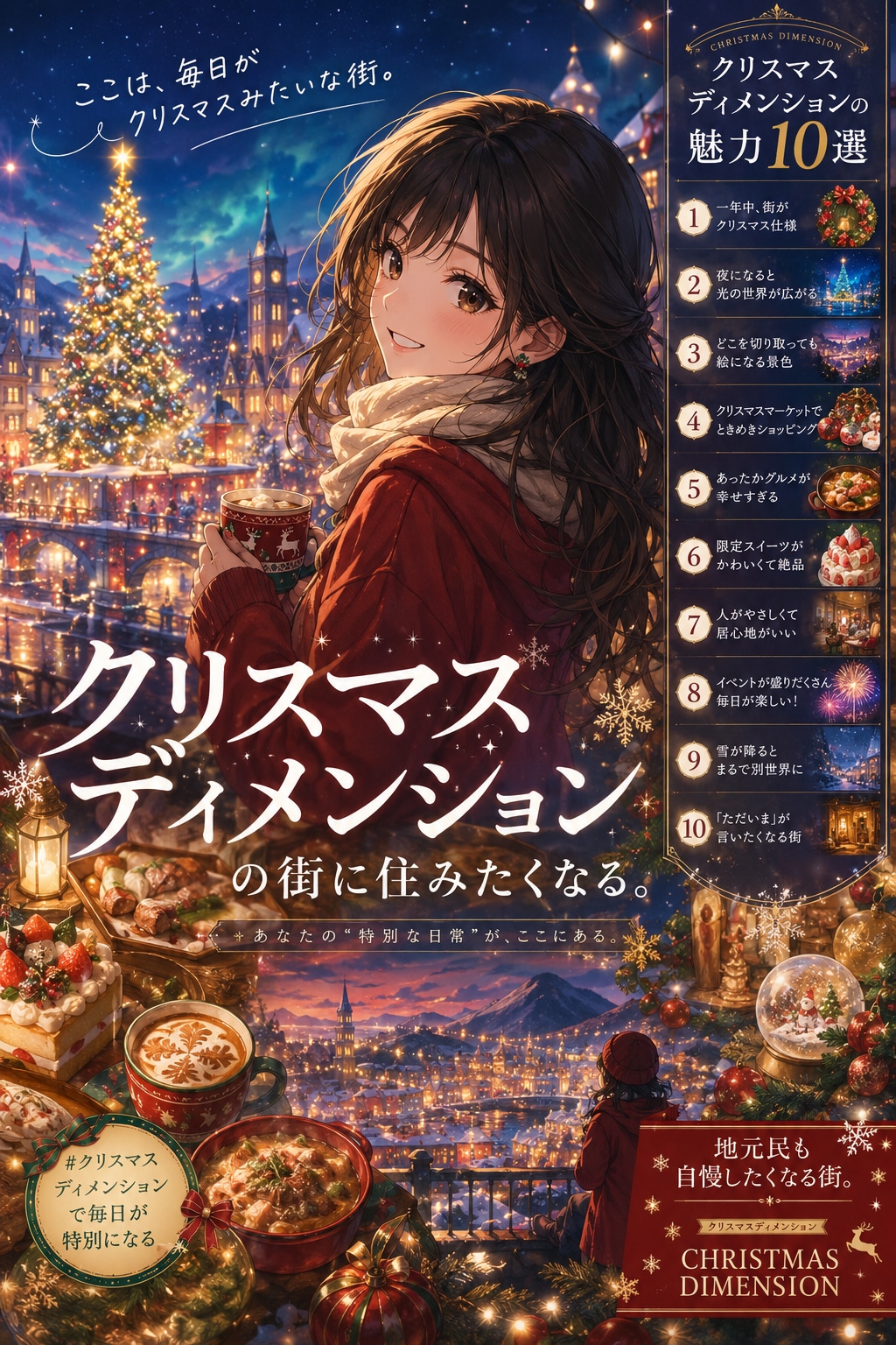 クリスマスディメンション？の街のポスター