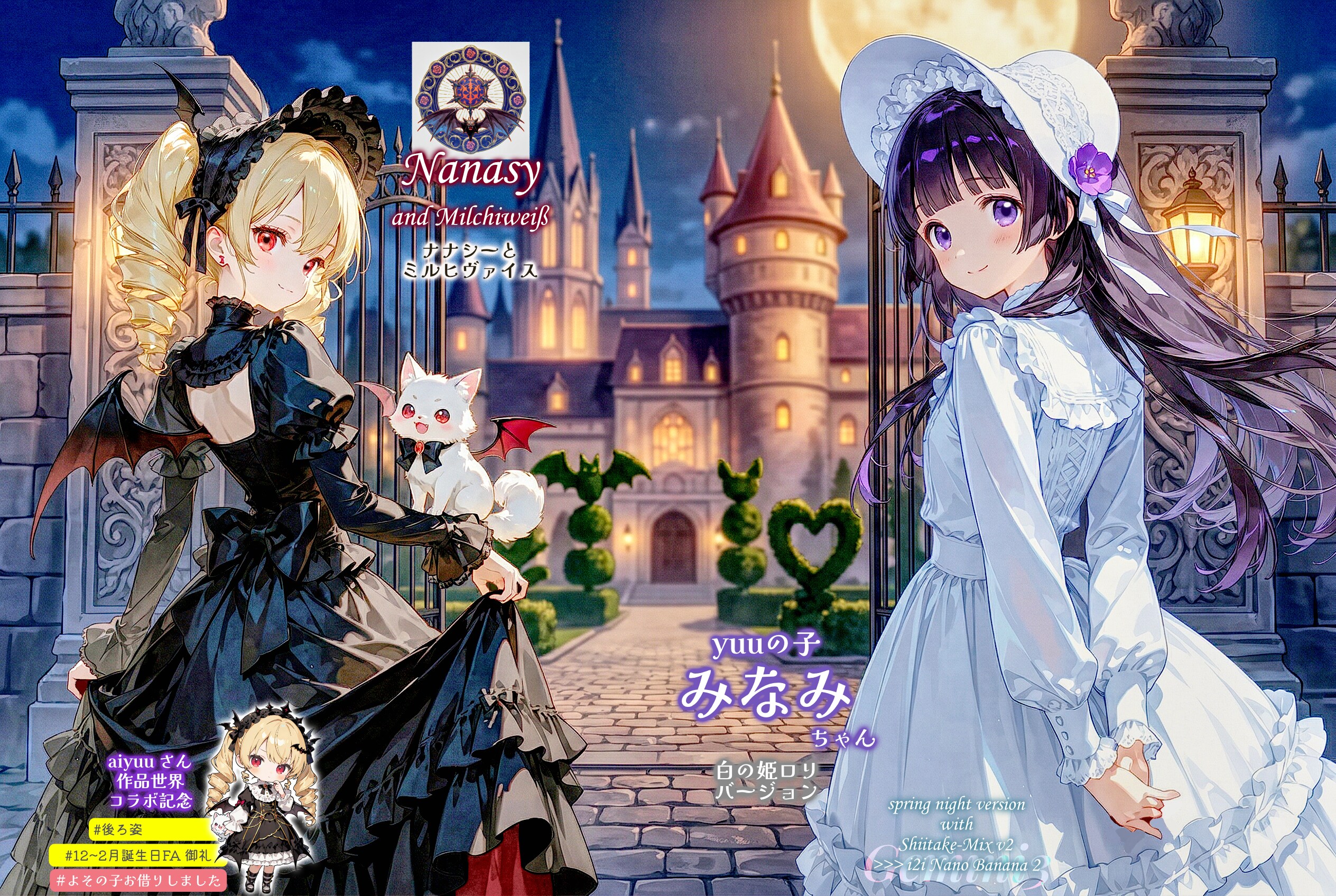 【誕生日FAお礼】みなみちゃんと月夜の城 (for aiyuu さん)