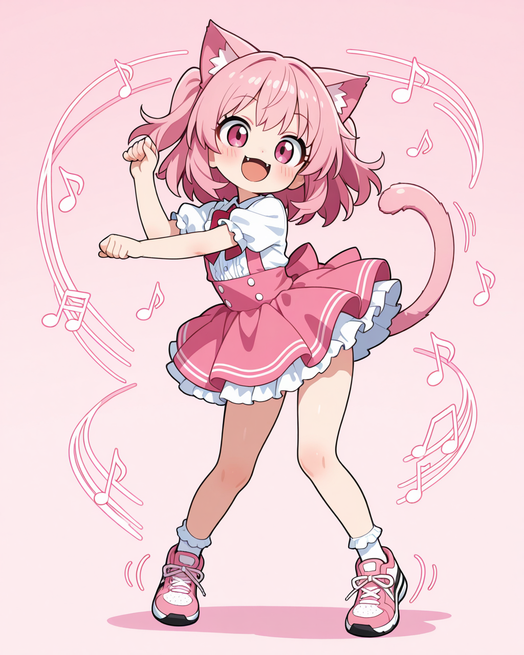 ダンシングねこちゃん | の人気AIイラスト・グラビア