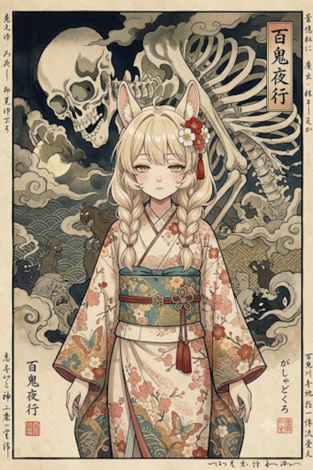 アルパカちゃんと百鬼夜行