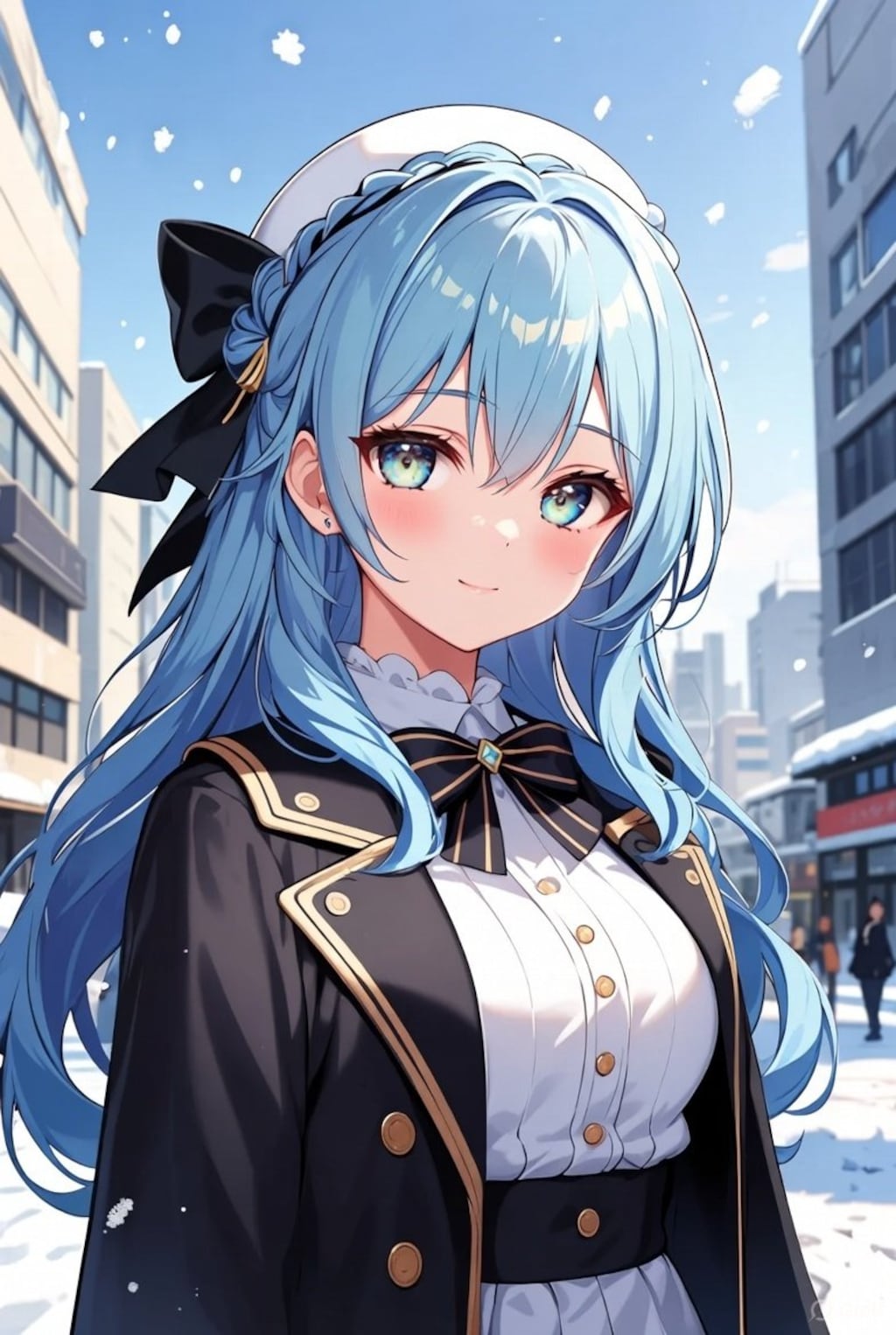 雪景色で楽しく