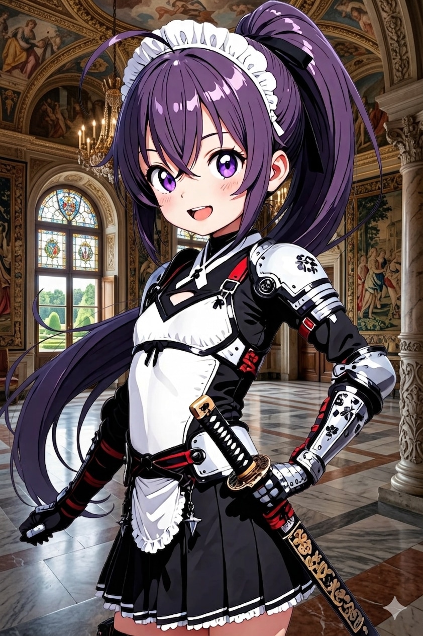戦闘メイドのクノイチ | の人気AIイラスト・グラビア