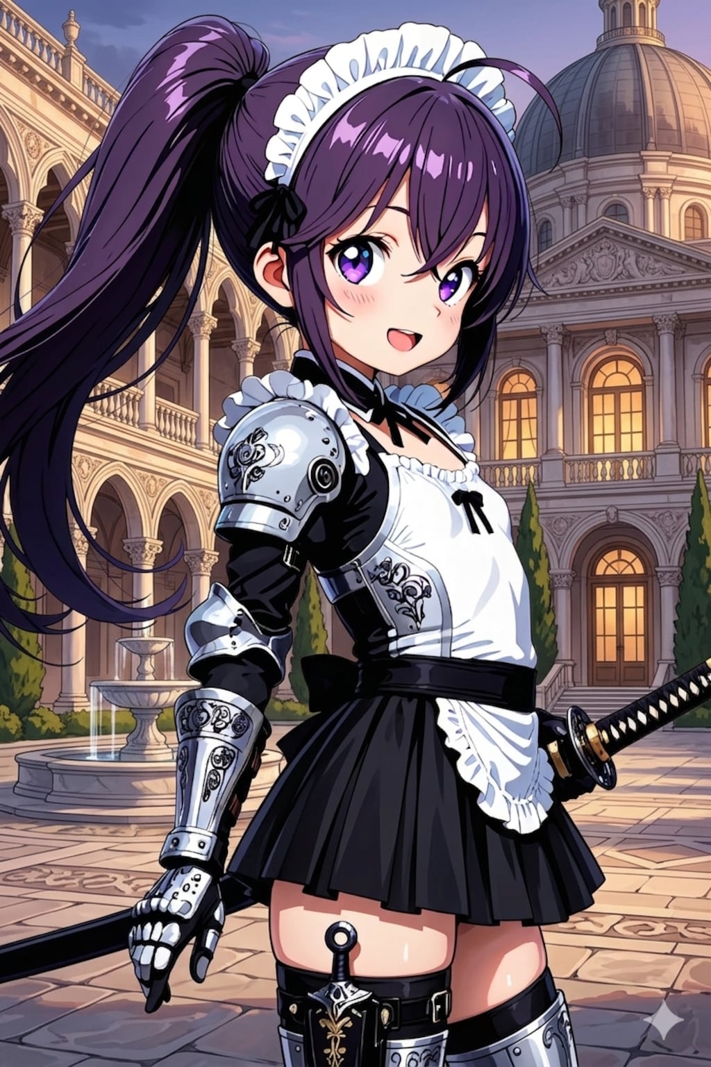 戦闘メイドのクノイチ
