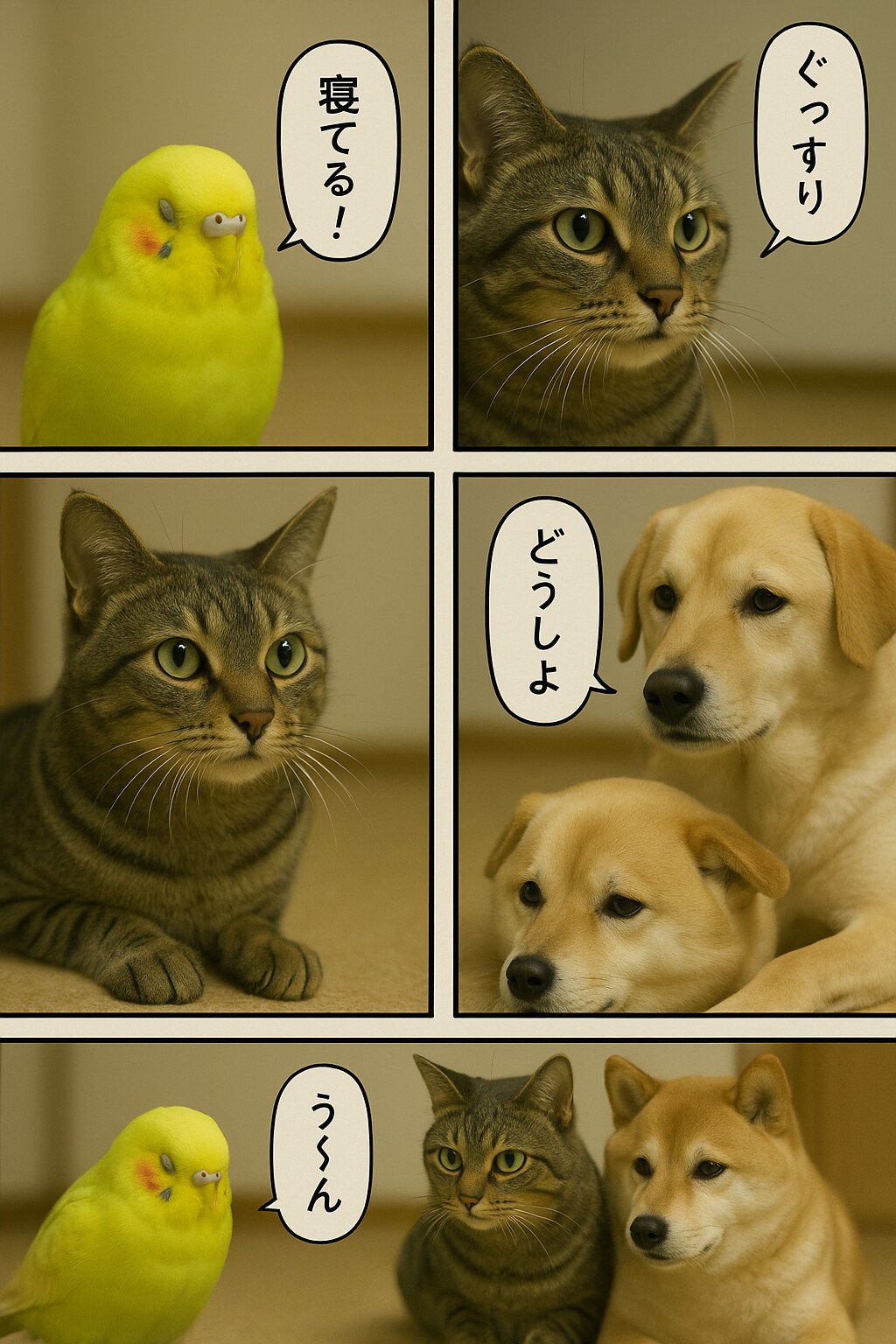 いぬとねこといんこ24