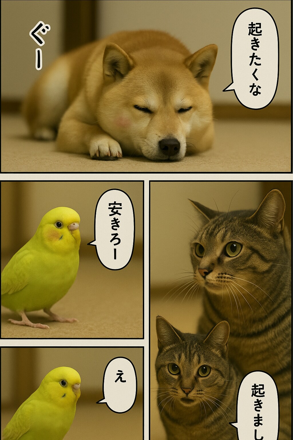 いぬとねこといんこ24
