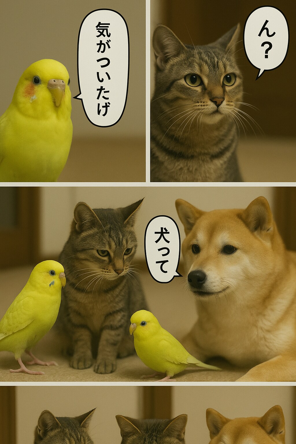 いぬとねこといんこ24