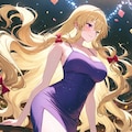ドレス紫 2枚目