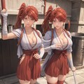 サクラ大戦の東雲初穂のセクシーな袴姿 3枚目