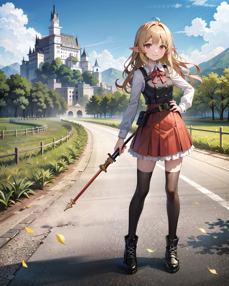 お城と冒険者エルフちゃん