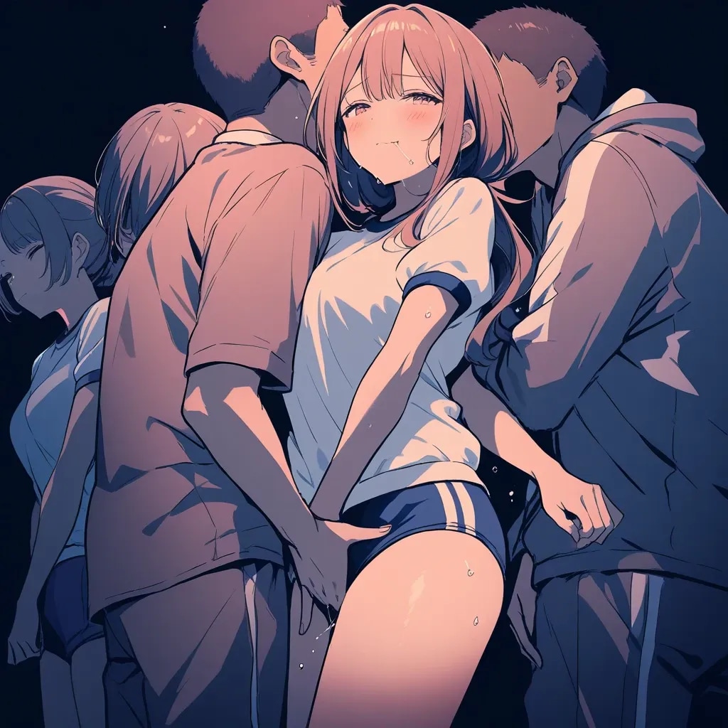 入り乱れる