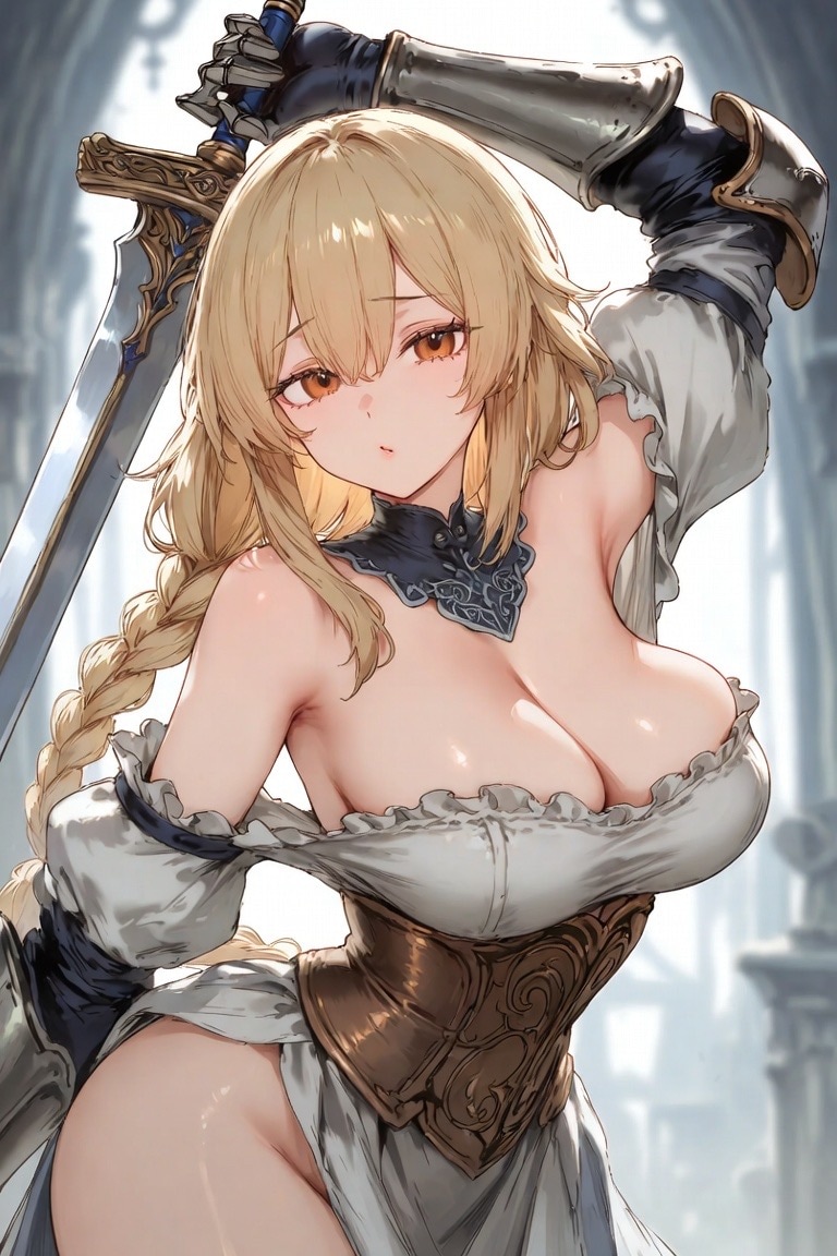 可愛い巨乳騎士 3