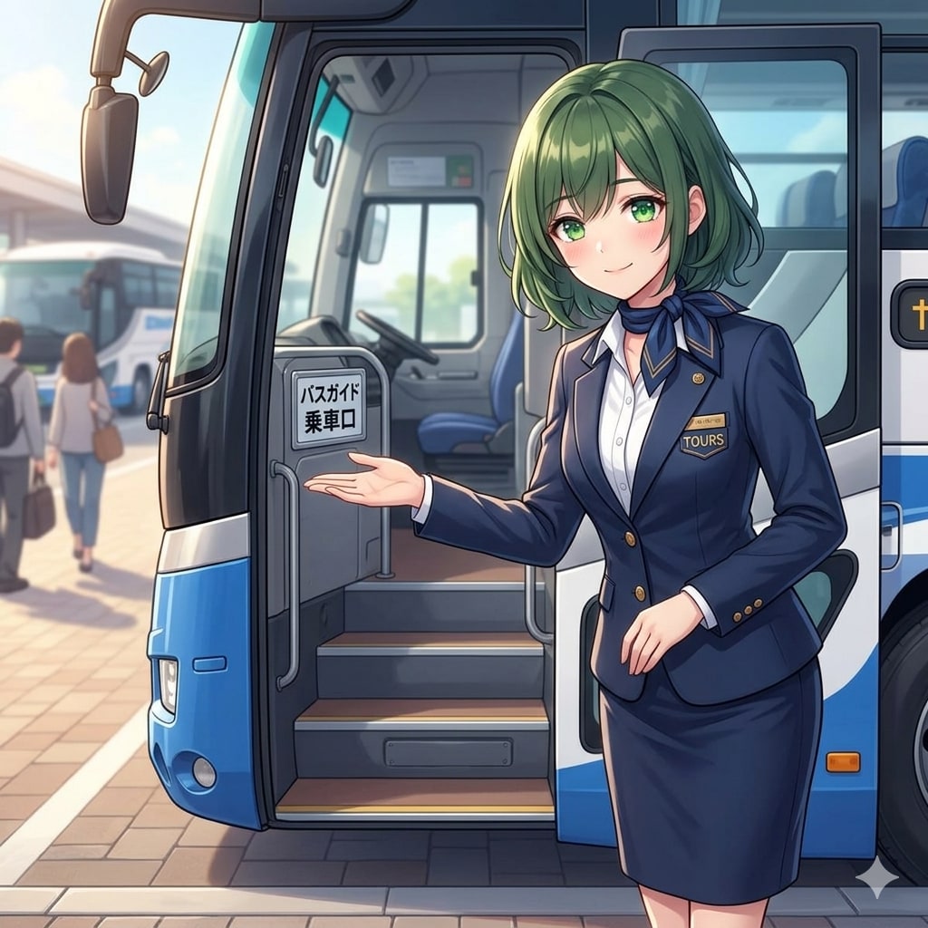 芽生ちゃん026「車掌さん体験頑張ります！」