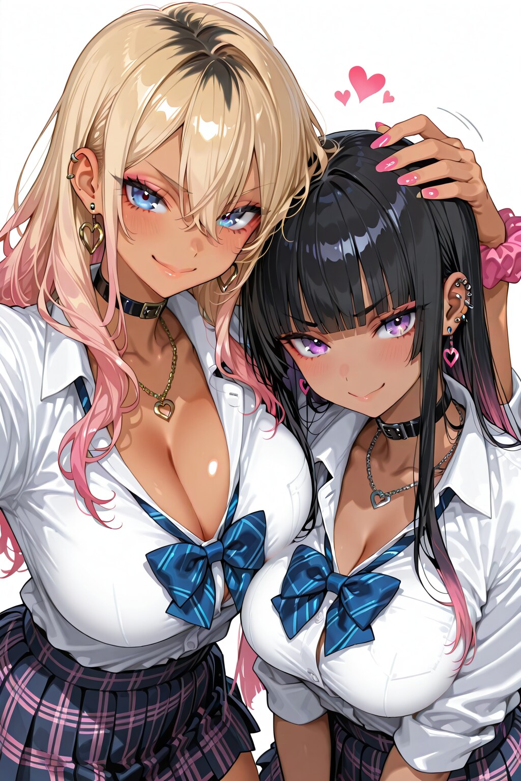 ウチら親友だかんね!金髪黒髪